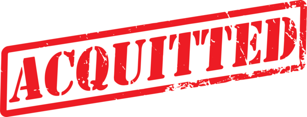 acquitted